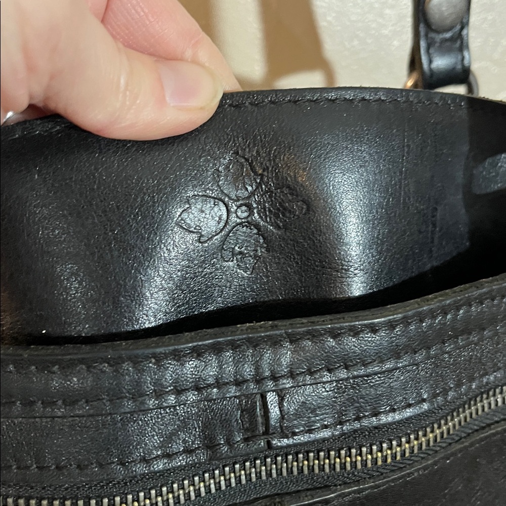 Large Patricia Nash Black Leather Bag - Picture 2 of 13